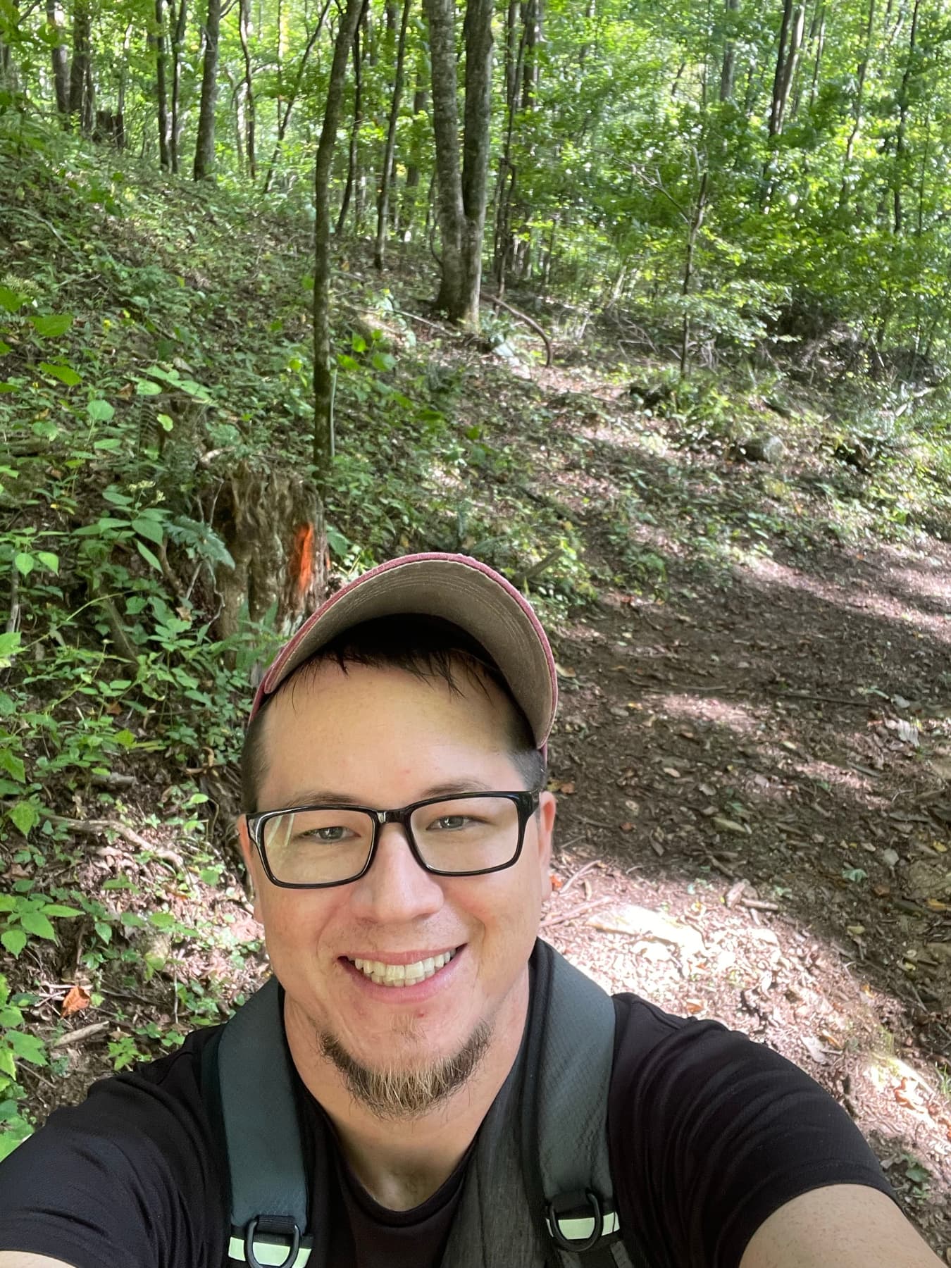 Bjorn hiking — out from behind the laptop